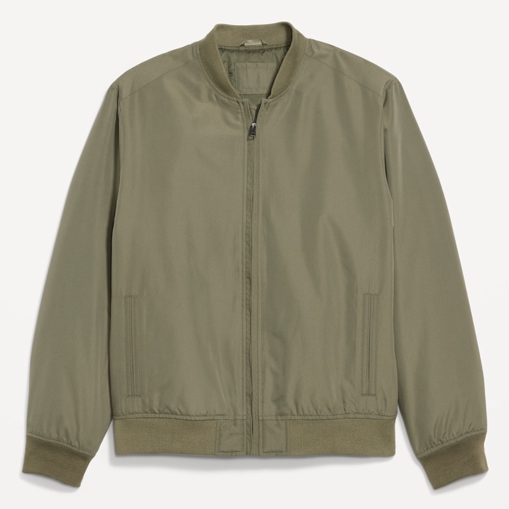 Old Navy Men's Water-Resistant Zip Bomber Jacket